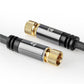 Nedis Satellite and Antenna Cable F Male to F Male 5m Gun Metal Grey - CSTB41000GY50