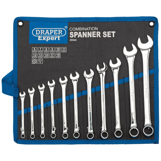 Draper Draper Expert HI-TORQ Metric Combination Spanner Set (11 Piece) - 29545