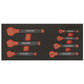 Sealey Insulated Open-End Spanner Set with Tool Tray 7pc VDE Approved TBTE03