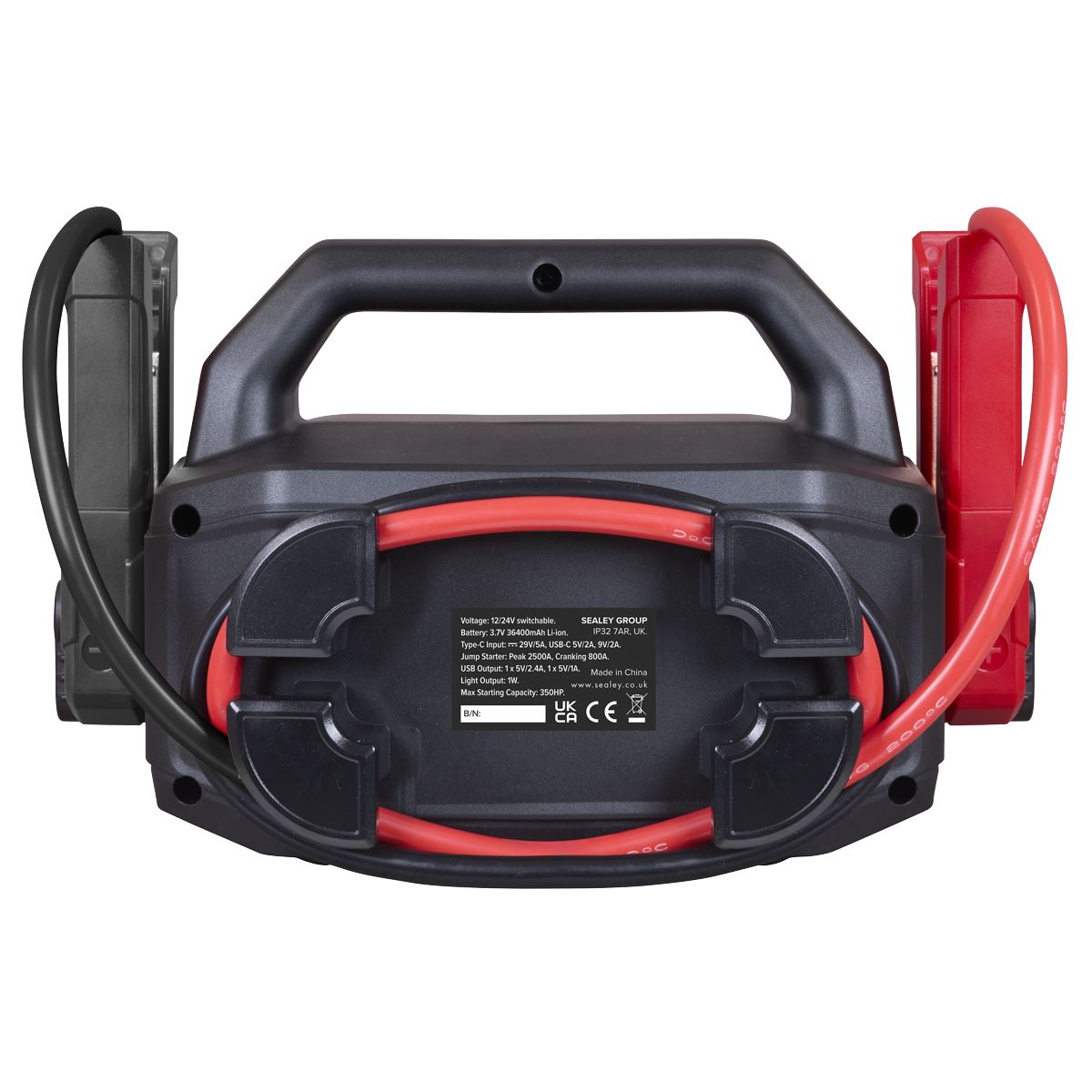 Sealey 2500A 12/24V Lithium Jump Starter Power Pack SL34S
