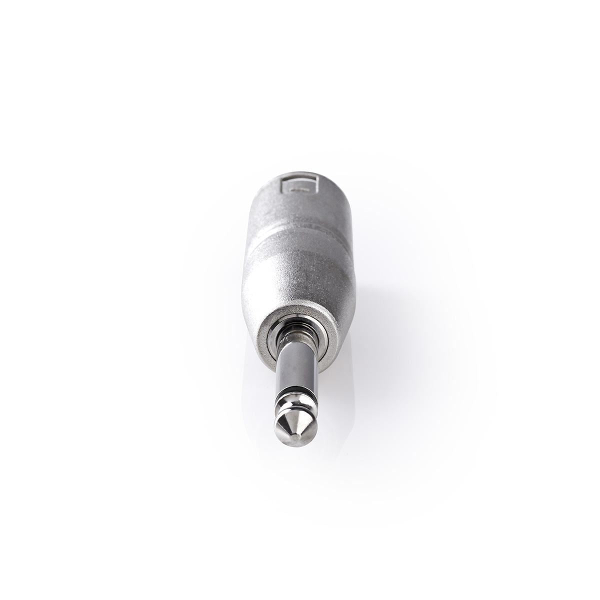 Nedis XLR Adapter XLR 3-pin Male to 6.35mm Male 10 pieces Metal CAGP15942ME