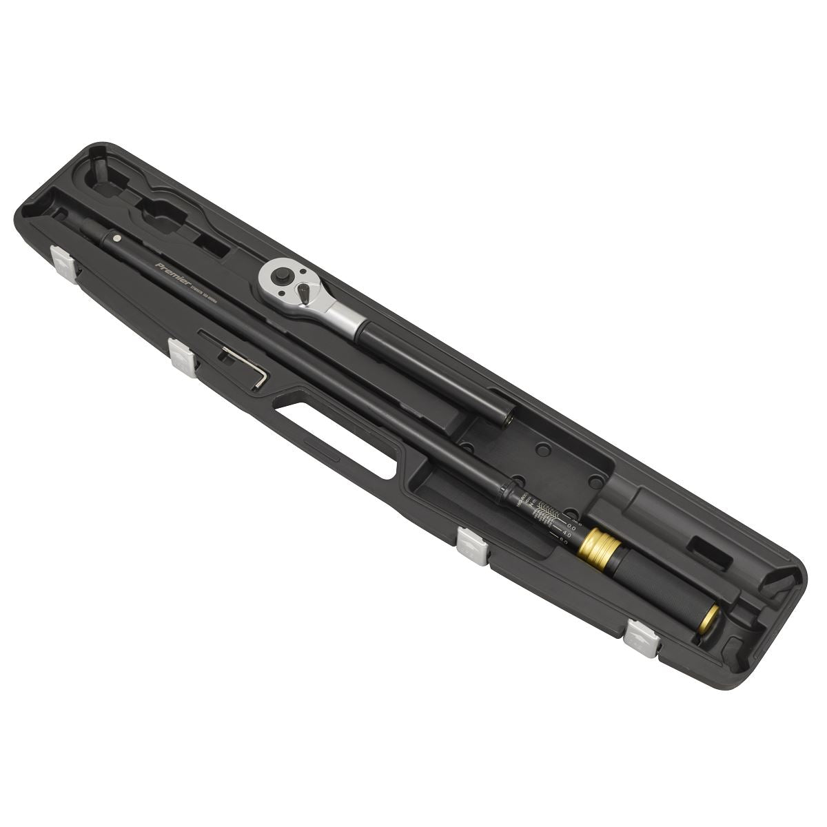 Sealey Black Torque Wrench Micrometer 3/4"Sq Drive Calibrated 160-800Nm STW907B
