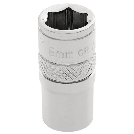 Draper Expert 1/4" Square Drive Hi-Torq 6 Point Socket (8mm) - 32536