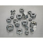 Sealey Steel Nut Assortment 320pc 1/4"-1/2"UNC AB030SN