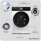 Baridi 8kg Washing Machine, Front Loading, 1400rpm Energy Rating A � White DH262