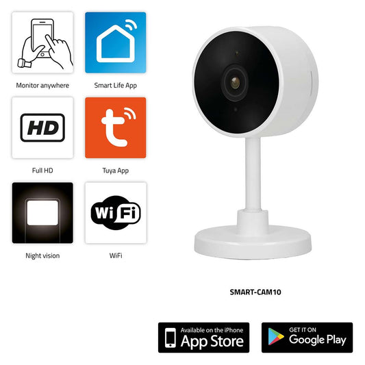 Alecto SMART-CAM10 Smart Wi-Fi camera IP camera suitable for home automation