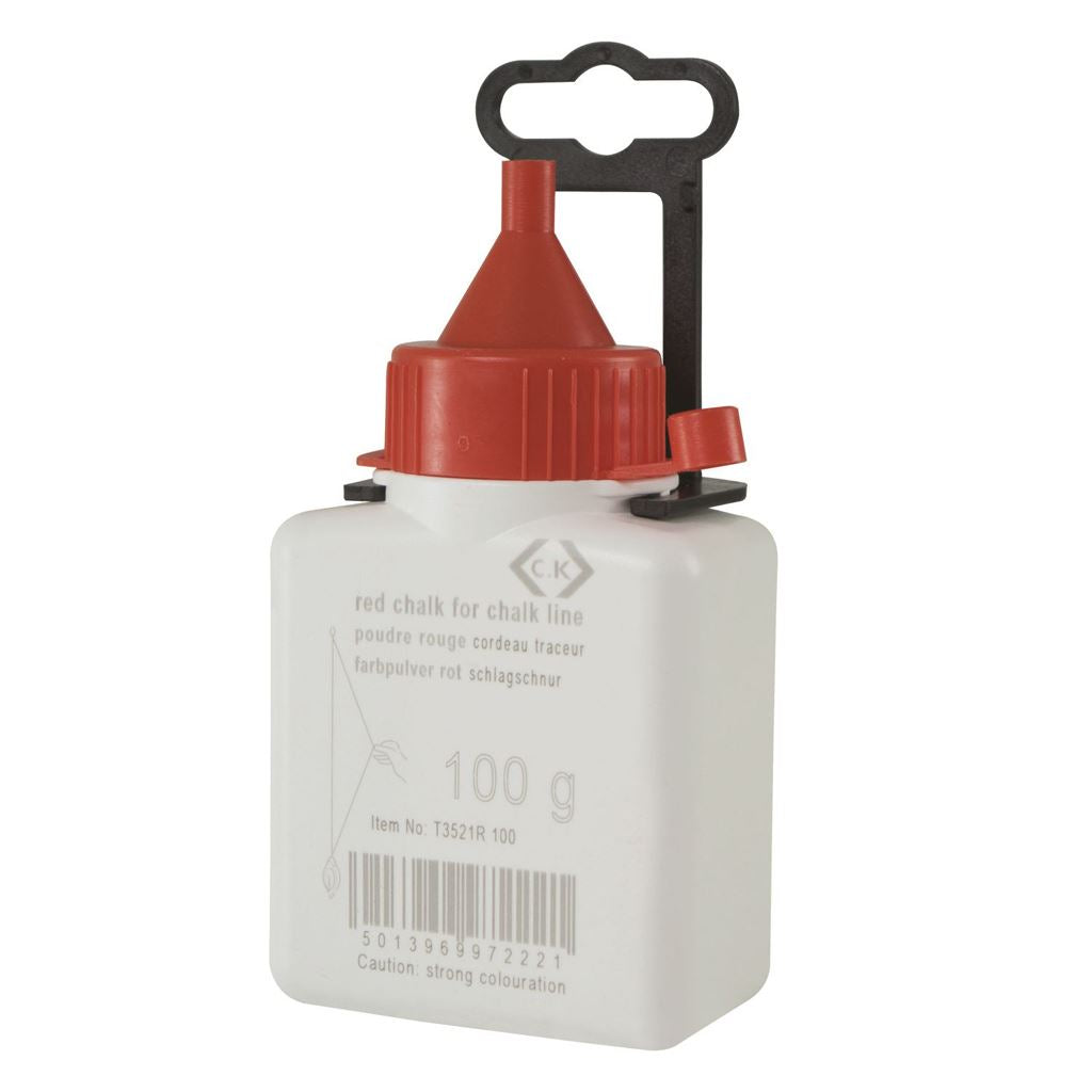 CK Tools Chalk Powder Red 100g T3521R 100