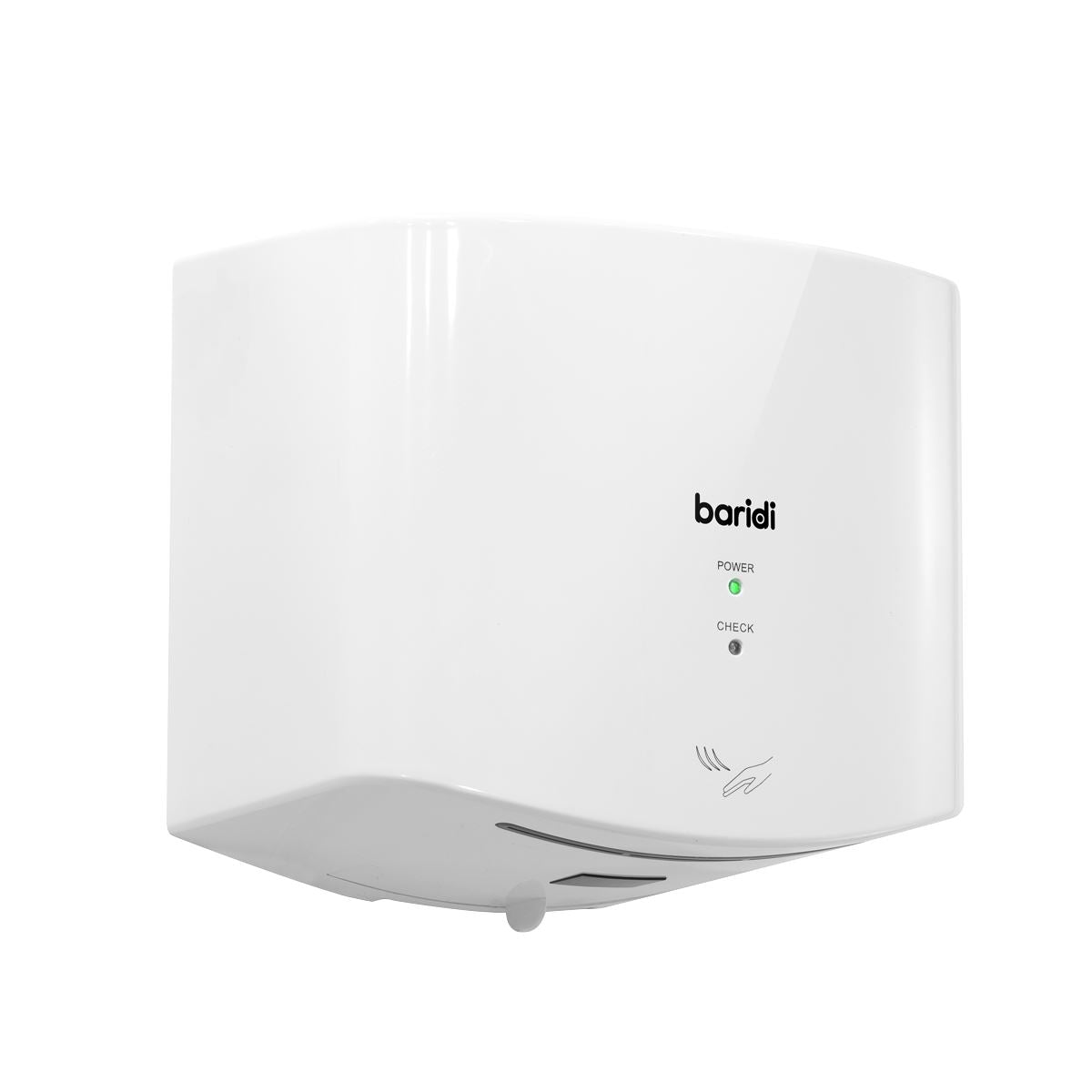 Baridi High Speed Hand Dryer with Auto Sensor 1400-1650W - White DH378