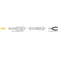 CK Tools Precision Flat Nose Plier 145mm T3789
