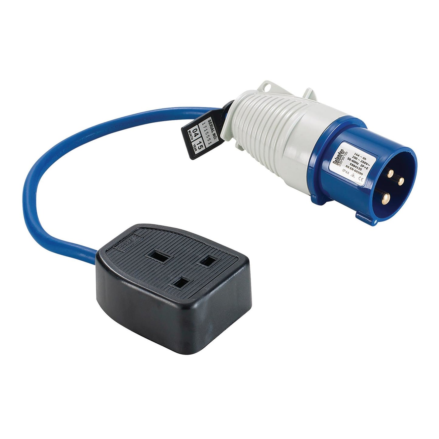 Defender E85300 230V Fly Lead Converter 16A - 13A