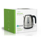 Nedis Electric Kettle 1L 360° Rotation Stainless Steel - KAWK300EAL