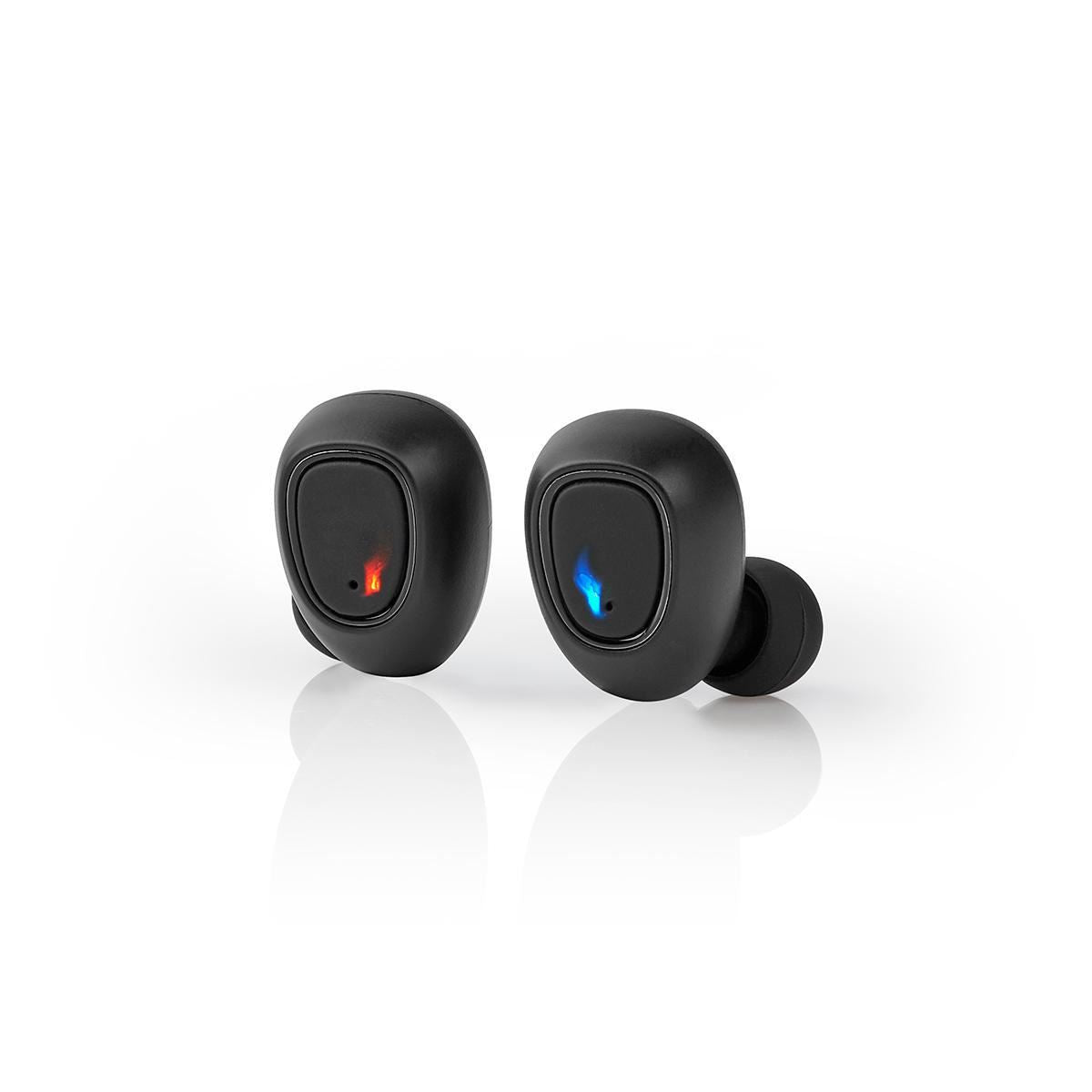 Nedis Fully Wireless Bluetooth® Earphones 5hr Voice Control Wireless Chargeable - HPBT5052BK