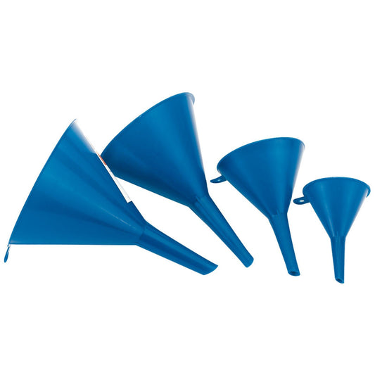 Draper 43853 4 Piece PLASTIC FUNNEL SET Different Sizes Kitchen Garden Fuel Oil