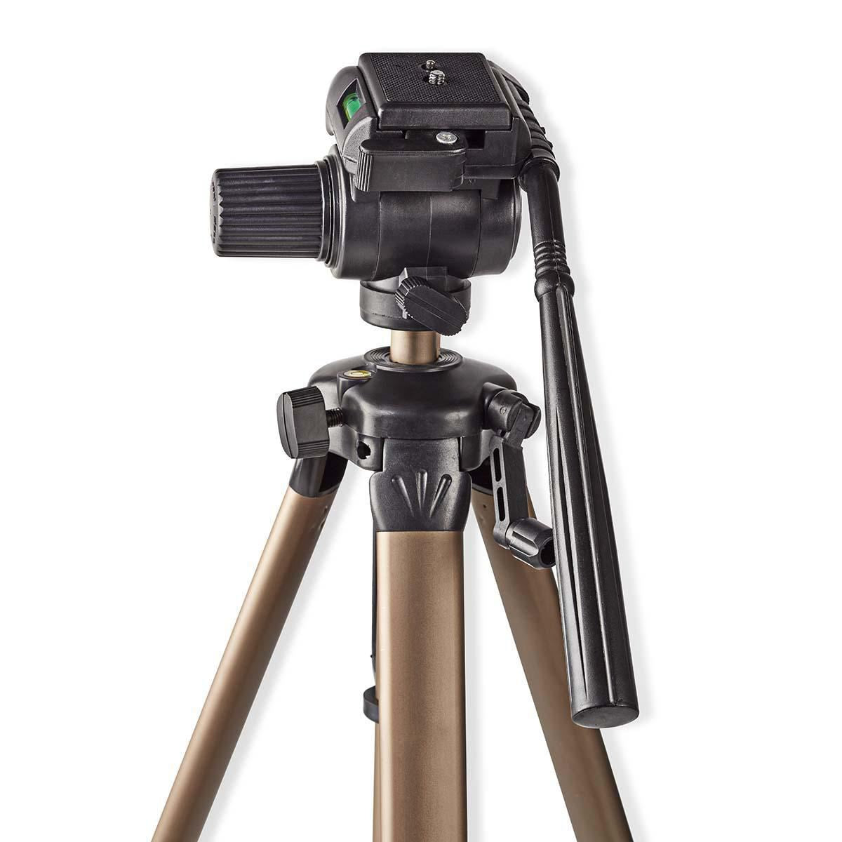 Nedis Tripod Pan & Tilt Max 3.5 kg 161cm Black/Silver TPOD2300BZ