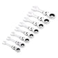 Draper 8 Piece Stubby Flex Ract. Spanner 8230FMMBS/8 - 27982