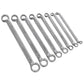 Sealey Offset Double End Ring Spanner Set 8pc Metric AK63257