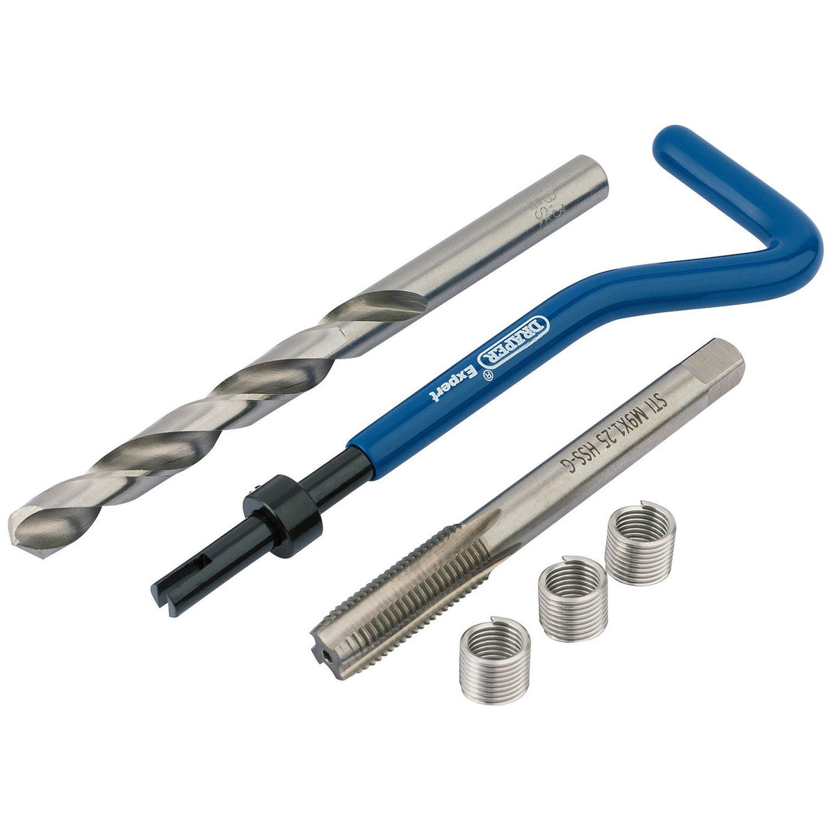 Draper Expert M9 x 1.25 Metric Thread Repair Restorer Kit Automotive Garage Tool - 82631