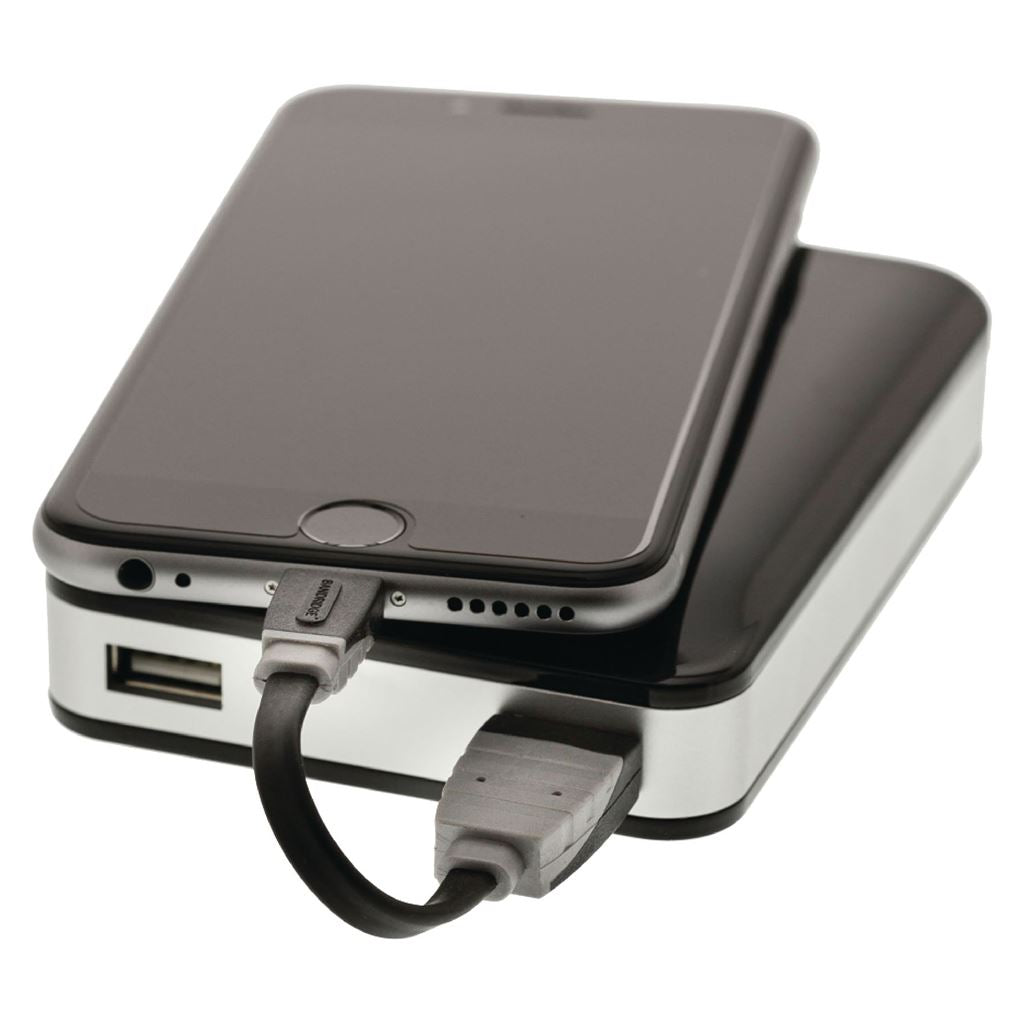 Bandridge USB sync and charge cable USBA male to 8-pin Lightning male 0.10m white - BBM39300W01