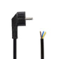 Nedis Power Cable Schuko Plug Angled to Open Cable End 2m Black PCGP10700BK20
