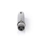 Nedis 10x XLR Adapter XLR 3-pin Female to XLR 3-pin Female Metal