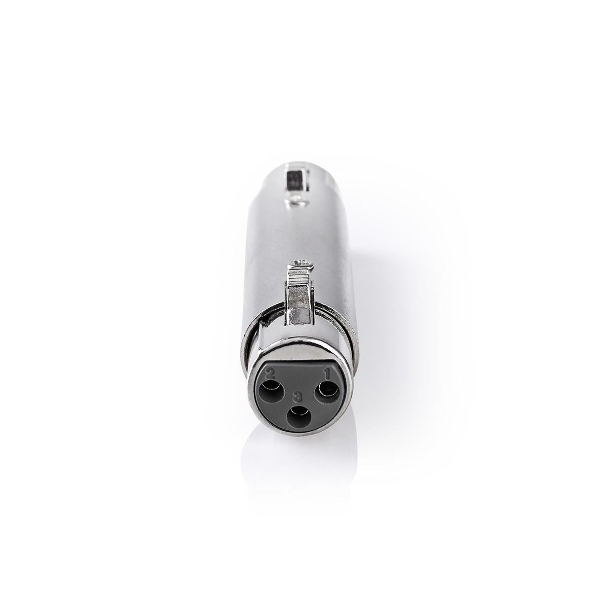 Nedis 10x XLR Adapter XLR 3-pin Female to XLR 3-pin Female Metal