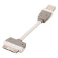 Bandridge USB sync and charge cable USBA male to 30-pin Apple dock 0.10m white - BBM39100W01