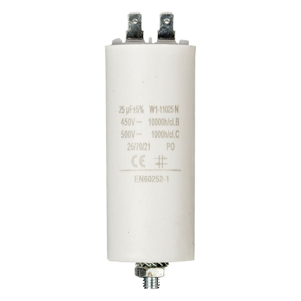 Fixapart 1x Capacitor 25.0uf / 450 v + earth - W1-11025N