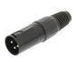 Sweex Connector XLR 3-Pin Male Nickel-Plated Black SWOP15900B Connector/Plug - COTP15900BK