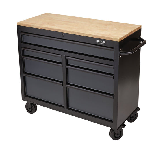 Draper 41" 7 Drawer Trolley Grey B100-41G - 08216