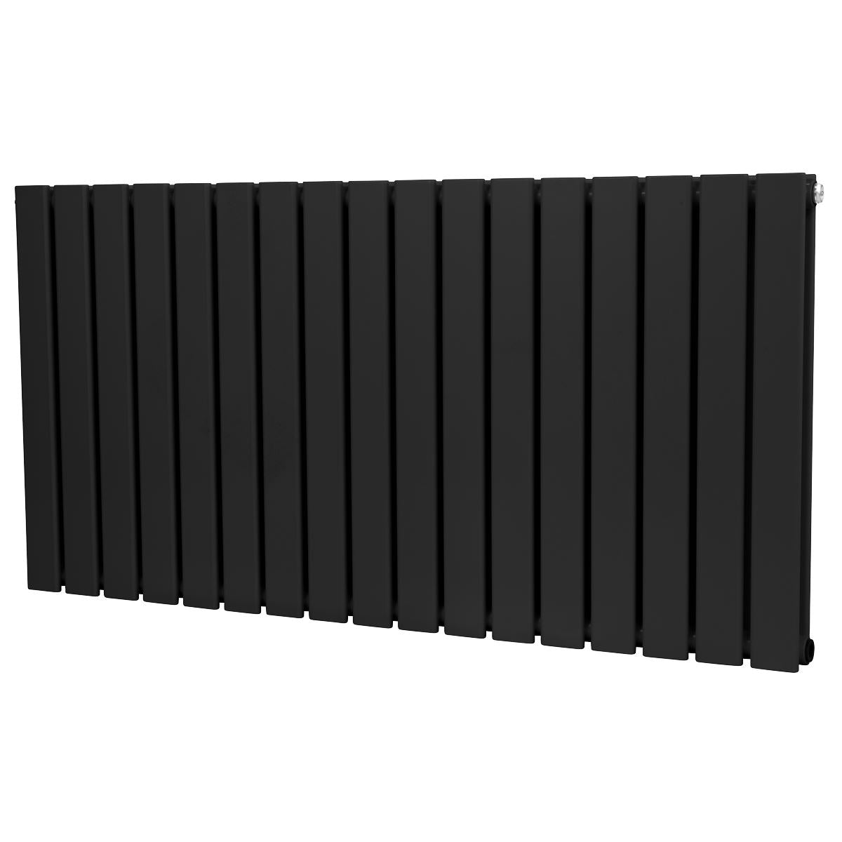 Baridi Horizontal Radiator Contemporary Double Flat Panel Design 600 x 1190mm