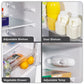 Baridi 70/30 Low Frost Fridge Freezer 157L Capacity - White DH252
