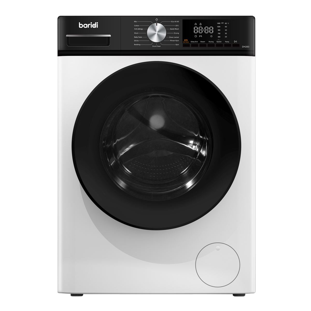 Baridi 8/5kg Washer Dryer, Front Loading, 1400rpm Energy Rating A � White DH263