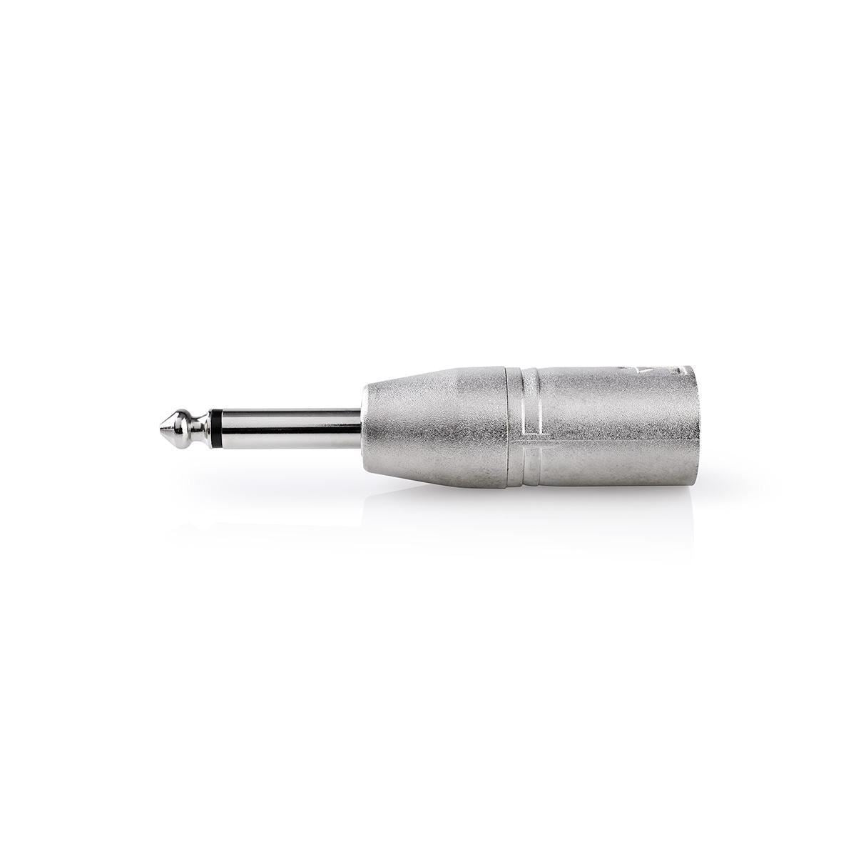 Nedis XLR Adapter XLR 3-pin Male to 6.35mm Male 10 pieces Metal CAGP15942ME