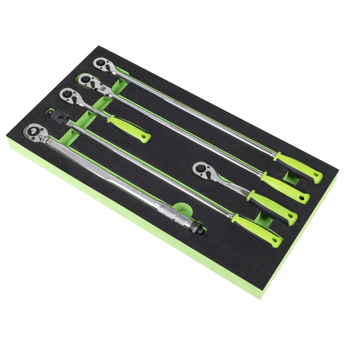 Sealey Siegen Ratchet Wrench, Breaker Bar & Torque Wrench Set 1/2"Sq Drive 6pc