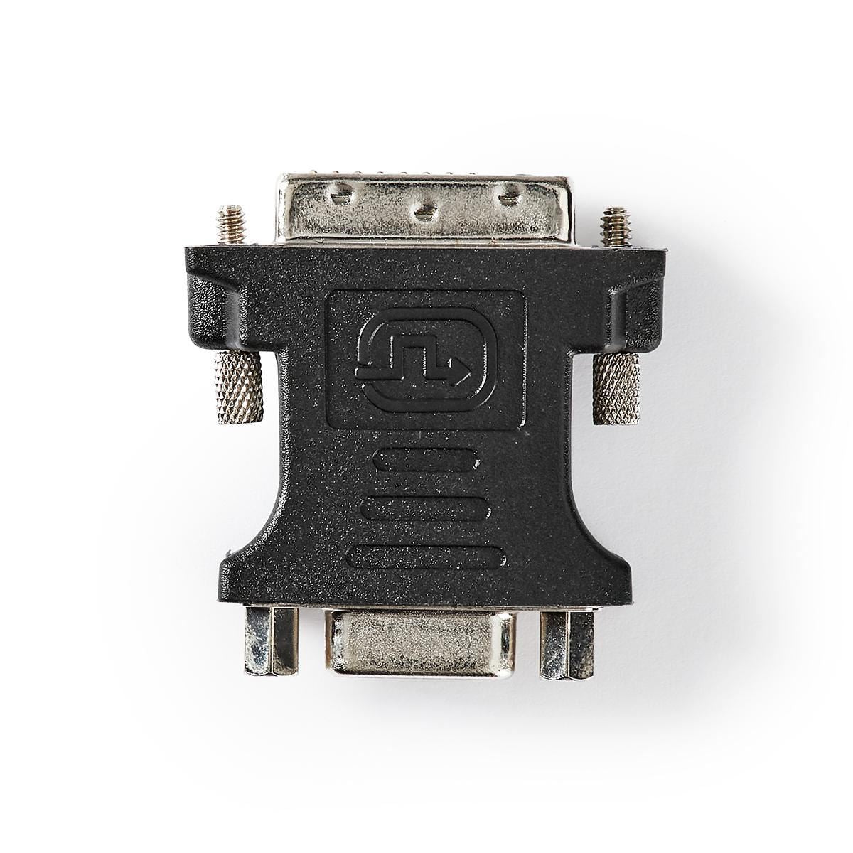 Nedis DVI to VGA Adapter DVI 24+1-Pin Male to VGA Female Black - CCGB32902BK