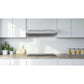 Baridi Visor Cooker Hood Extractor Fan 60cm - Stainless Steel DH108