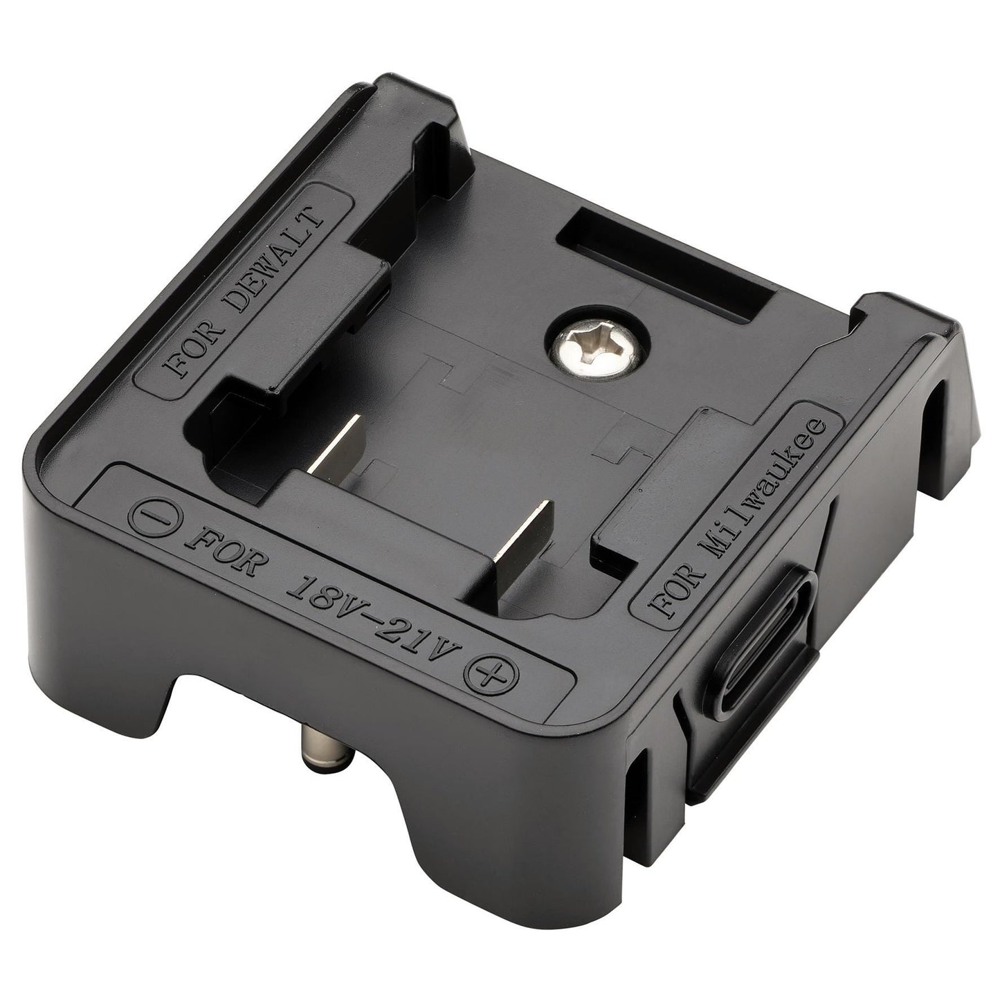 Draper Expert 24W Work Light & Adaptor Compatible w/ Dewalt & Milwaukee Battery