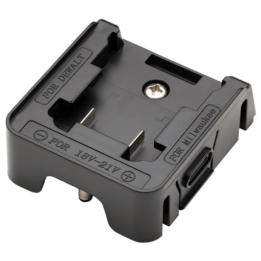 Draper Expert 24W Work Light & Adaptor Compatible w/ Dewalt & Milwaukee Battery