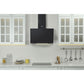 Baridi Angled Chimney Cooker Hood with Touch Controls & Carbon Filters 60cm