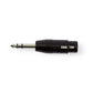 Nedis XLR Adapter Stereo XLR 3-pin Female to 6.35mm Male Black COTP15941BK