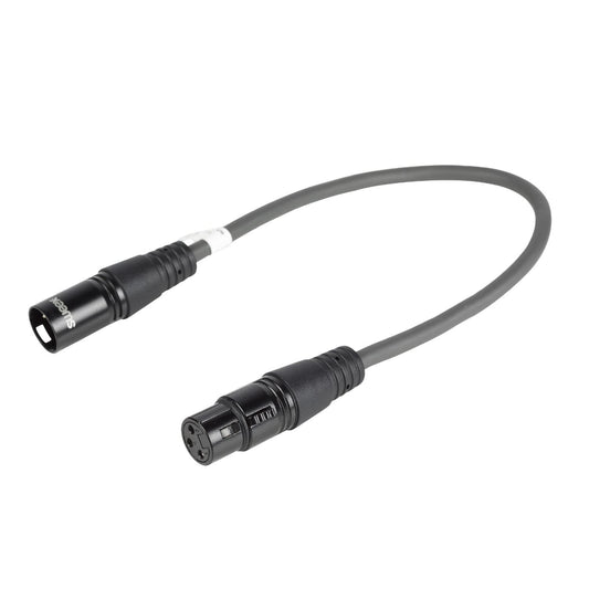 Sweex XLR Digital Cable XLR 3-Pin Female to XLR 5-Pin Male 0.30m Dark Grey