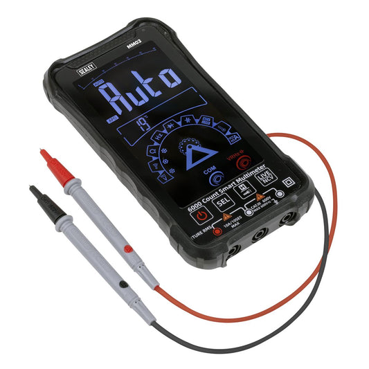 Sealey Touchscreen Auto-Ranging Digital Smart Multimeter 10-Function MM03