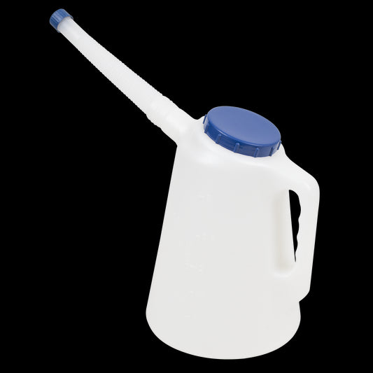 Sealey Oil Container with Flexible Spout 3L - Blue Lid JDL3B