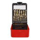 Sealey HSS Cobalt Split Point Fully Ground Drill Bit Set 25pc MM AK4702