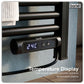 Baridi Electric Heated Towel Rail 1085 x 535mm with LED Display � Black DH371