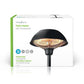 Nedis Patio Heater With Pole 200cm 1500W IP34 - HTPA16EBK