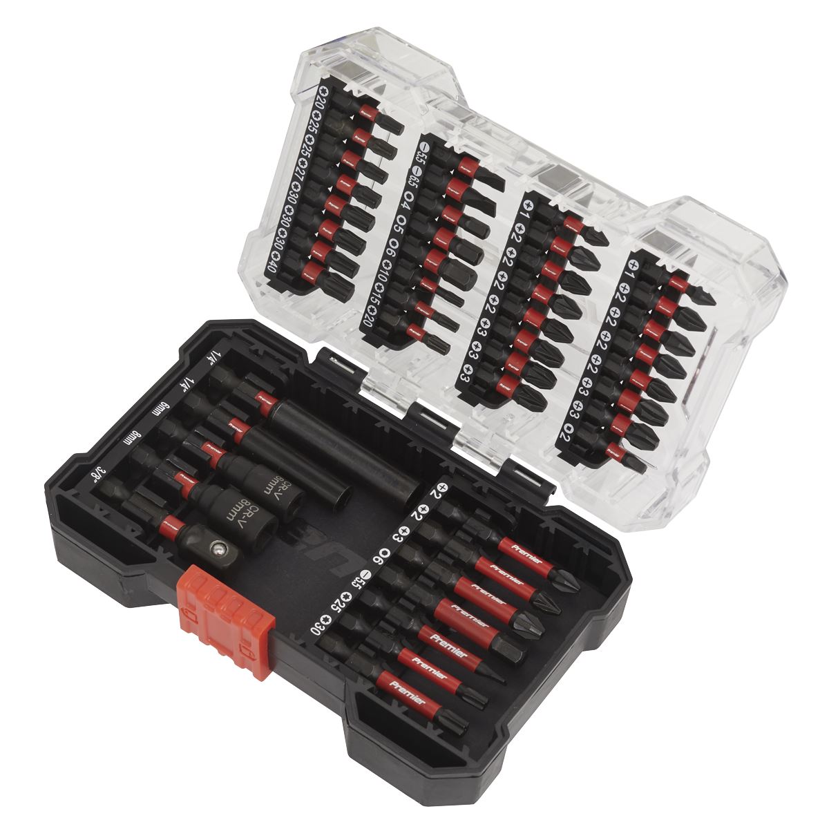 Sealey Power Tool Bit Set 44pc Impact Grade AK8280