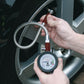 Sealey Tyre Pressure Gauge with Tyre Tread Depth Gauge - Flexi Hose TSTPDG02