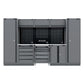 Sealey Superline Black Edition Storage System with Stainless Worktop 3.24m