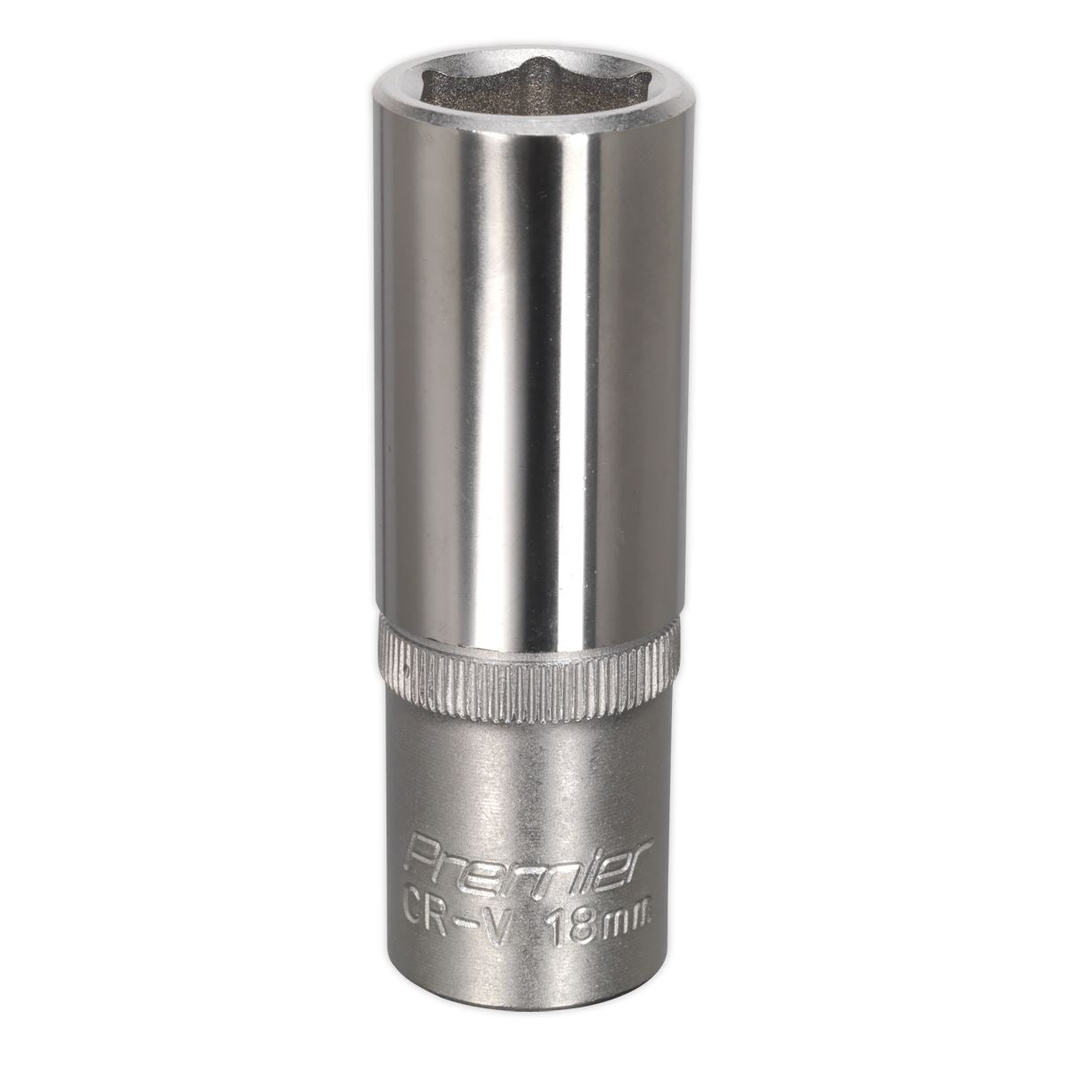 Sealey WallDrive Socket 18mm Deep 1/2"Sq Drive S1218D
